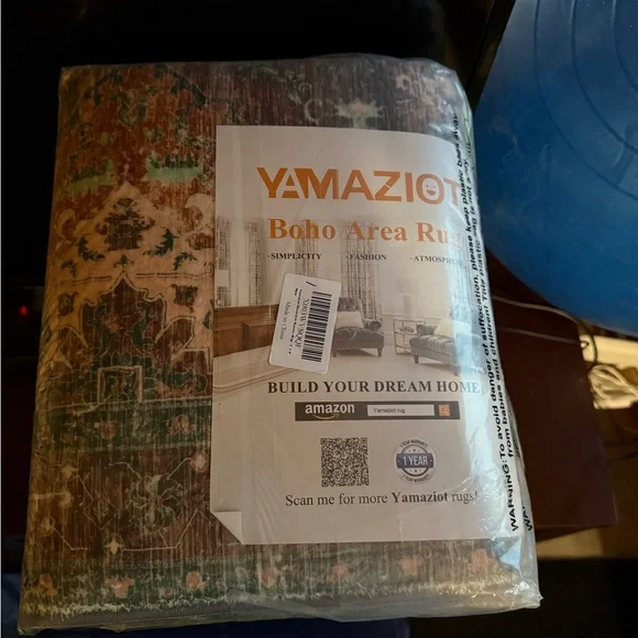 Yamaziot Boho Runner Rug 2x8 - Picture 3 of 5